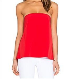 Milly Cascade Strapless Top